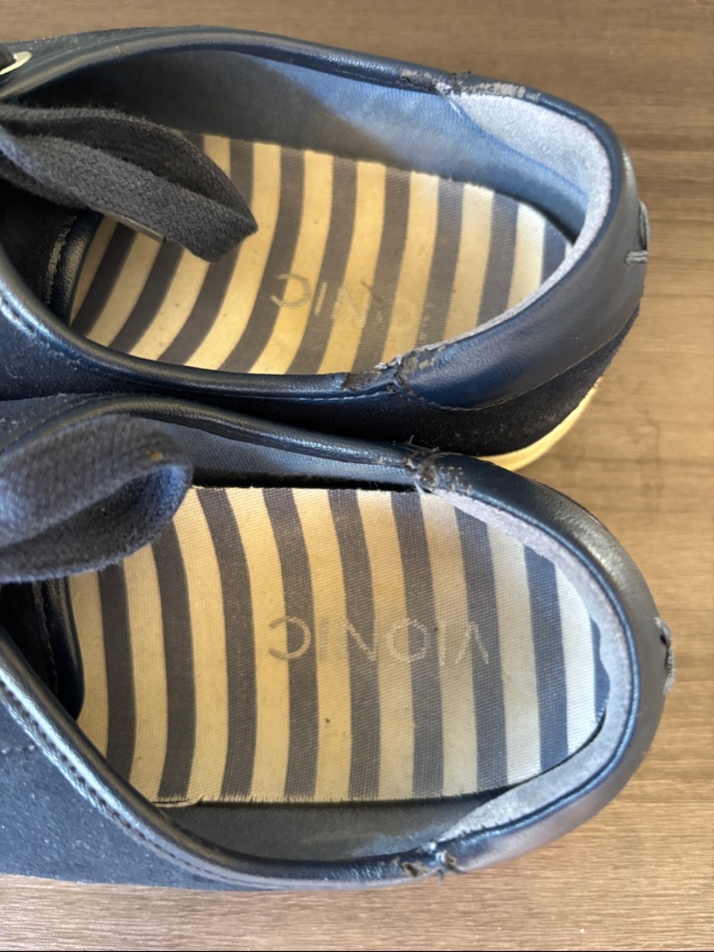 Vionic Brinley Navy Canvas Lace Up‎ Sneaker Size 7.5 - Picture 7 of 8